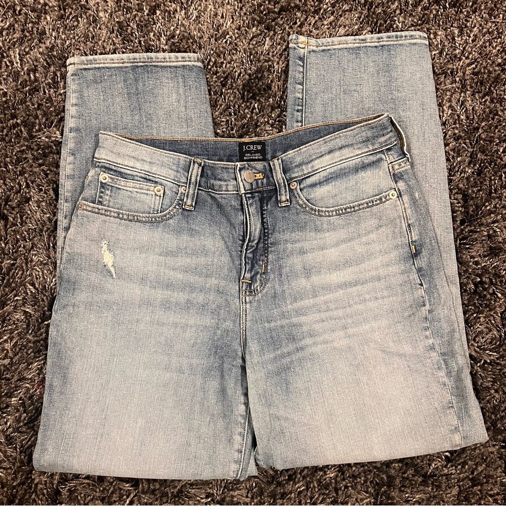 🌸J. CREW RELAXED FIT BOYFRIEND STRAIGHT LEG JEANS SIZE 26/2-4🌸